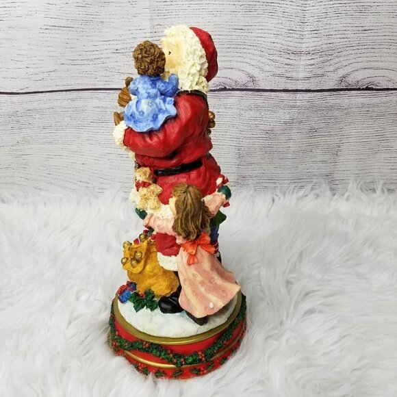 Vintage Musical Santa Claus Plays Jolly Old St Nicholas - Picture 7 of 12